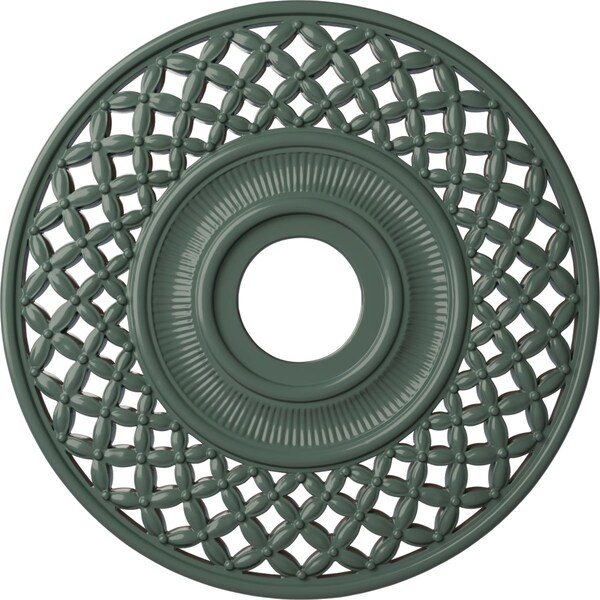 Ekena Millwork Robin Ceiling Medallion (Fits Canopies up to 6 1/4"), 22 1/4"OD x 4 3/4"ID x 1 1/4"P, Cloud Burst CM22RBCBF - main